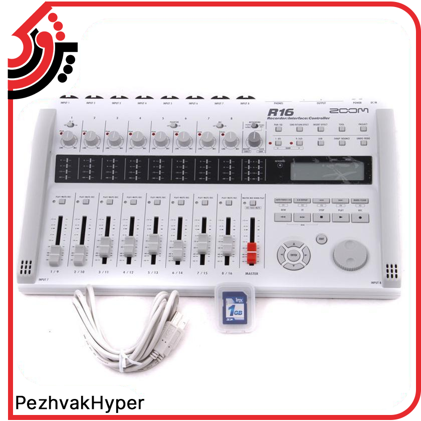 کارت صدا و رکوردر زوم ZOOM R16 کارت صدا و رکوردر زوم ZOOM R16