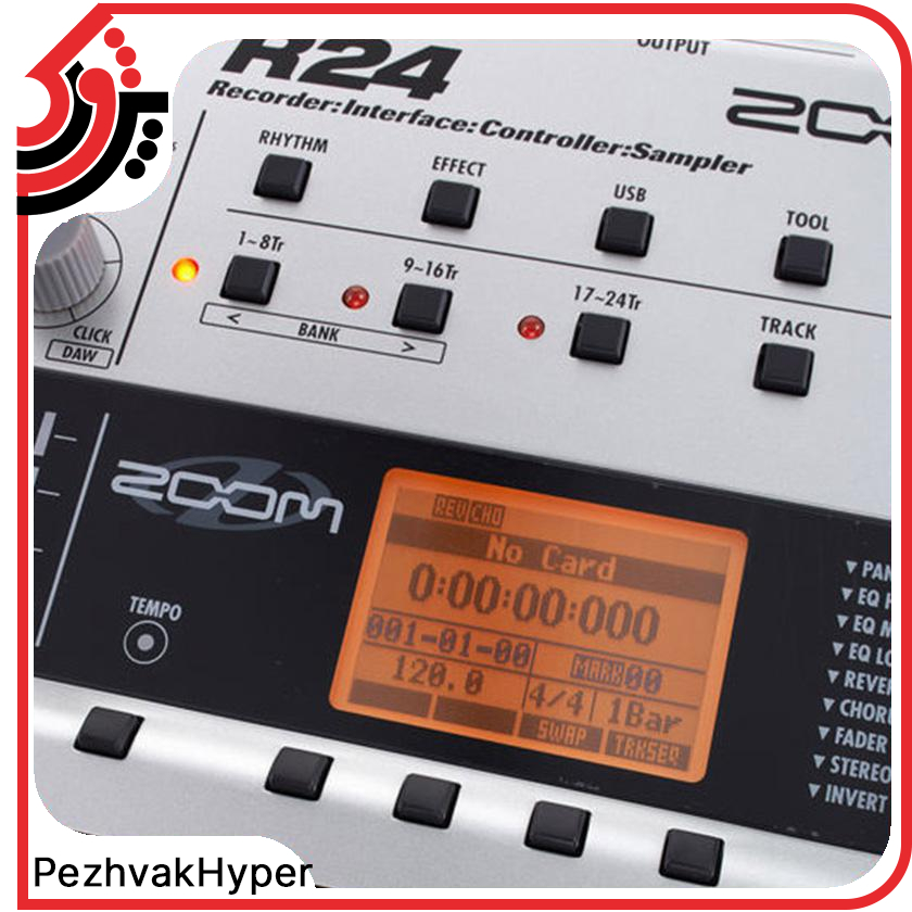 کارت صدا و رکوردر زوم ZOOM R24 کارت صدا و رکوردر زوم ZOOM R24