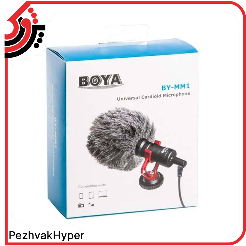 میکروفن شات گان بویا Boya BY-MM1 میکروفن شات گان بویا Boya BY-MM1