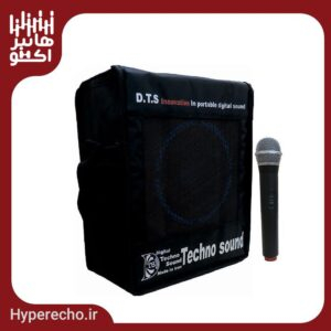 اکو همراه بیسیم تکنوسوند مدل PTR4W + میکروفن