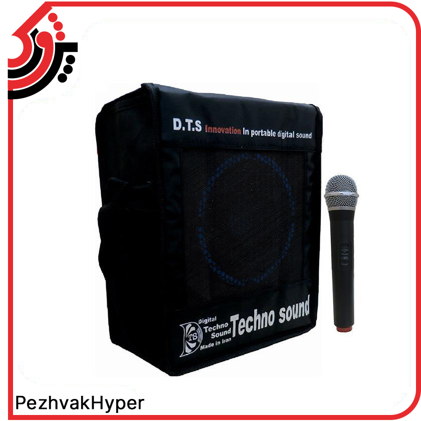 اکو همراه بیسیم تکنوسوند مدل PTR4W + میکروفن اکو همراه بیسیم تکنوسوند مدل PTR4W + میکروفن