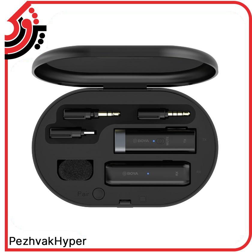 میکروفن بیسیم بویا مدل Boya BY-WM3D آیفون میکروفن بیسیم بویا مدل Boya BY-WM3D آیفون