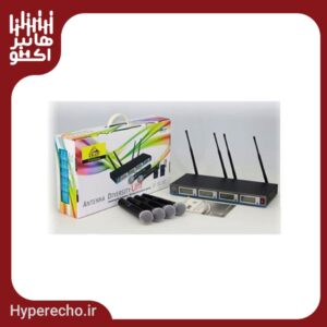 میکروفون بیسیم چهار کانال دستی D&D مدل UH80H
