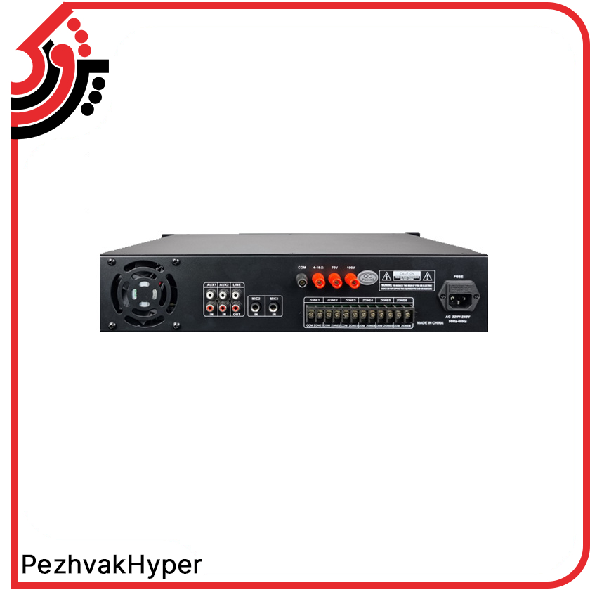 amplifier-pantech-pa180-6bc (2) آمپلی فایر اهمی ولتی مرکزی پنتک PANTECH PA180-6BC