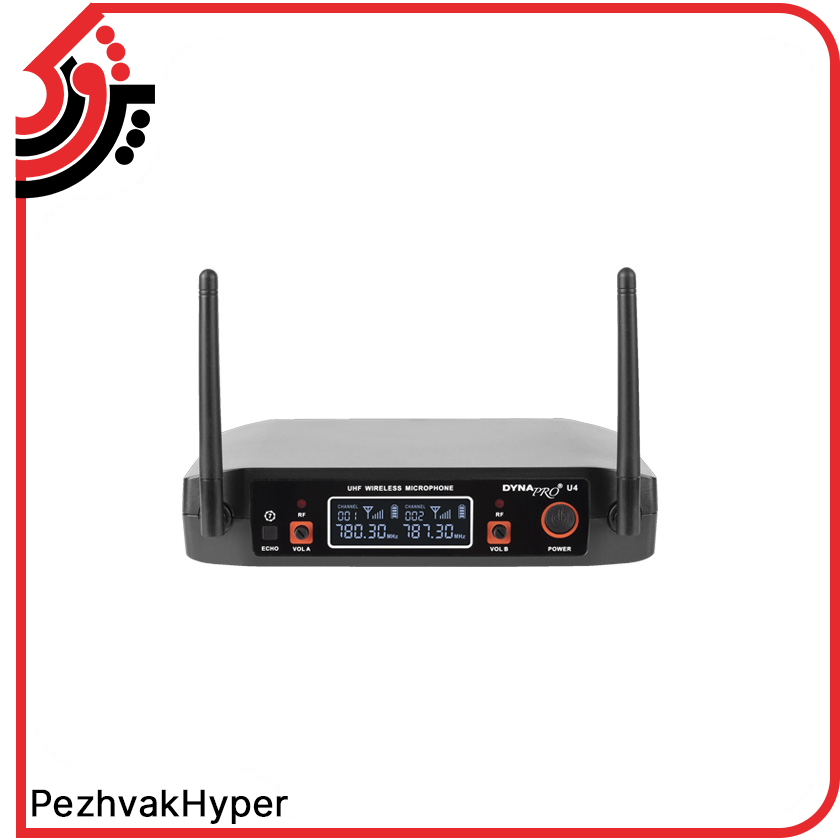 wireless-microphone-dynapro-u4 (2) میکروفون بیسیم دستی و هدمیک دایناپرو DYNAPRO U4