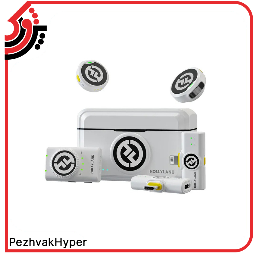 میکروفون کمبو بیسیم دو نفره هالی لند مدل LARK M2 (2) میکروفن کمبو بیسیم دو نفره هالی لند مدل LARK M2